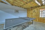 Happy Cabin: Lower-Level Ping Pong Table